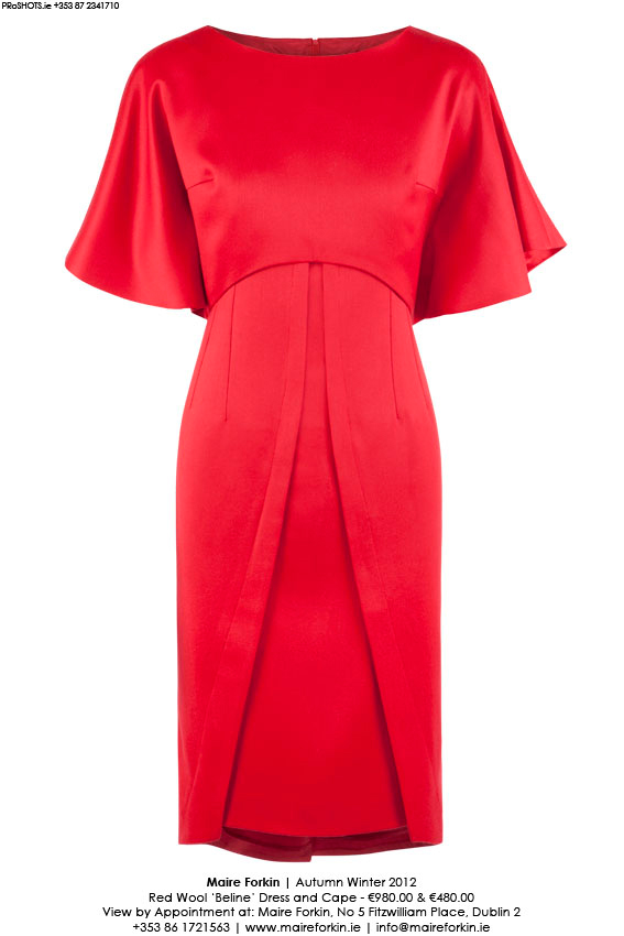 Maire Forkin Red Beline Dress in Social & Personal | Maire Forkin